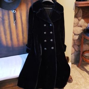 Vintage Borgazia Faux Fur Coat